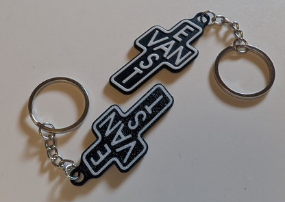 Small East Van Cross Keychain