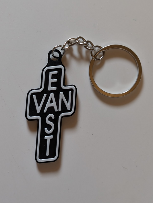Small East Van Cross Keychain