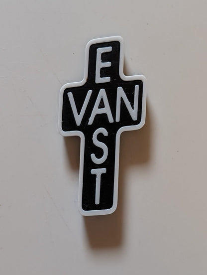 East Van Cross Fridge Magnet