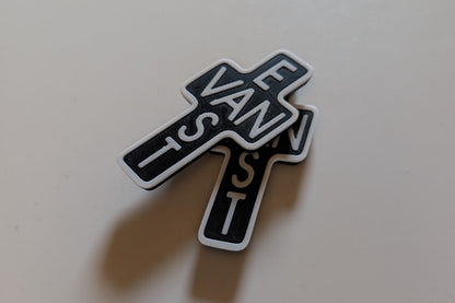 East Van Cross Fridge Magnet