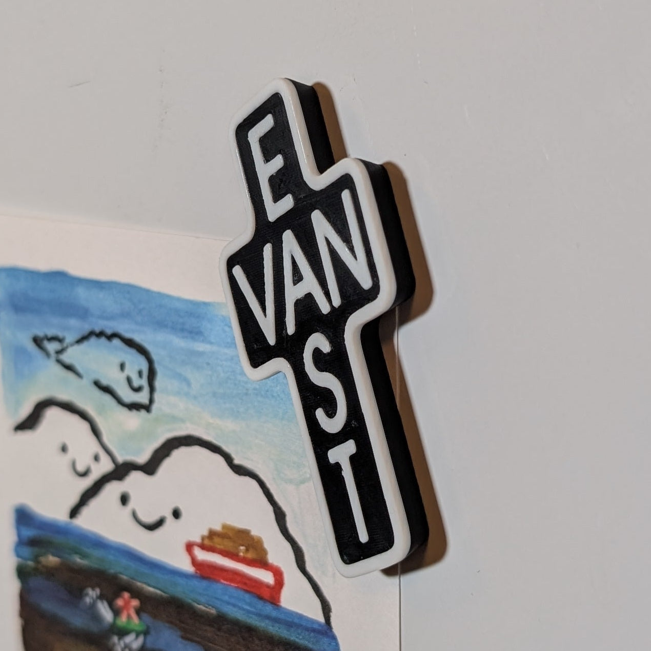 East Van Cross Fridge Magnet